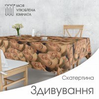 Скатертина тканинна водовідштовхувальна 100140 140140 140200 принт різні кольори